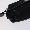 BURBERRY Blue Label Shoulder Bag Nylon Black Auth ti2935-14