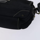 BURBERRY Blue Label Shoulder Bag Nylon Black Auth ti2935-15