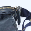 BURBERRY Blue Label Shoulder Bag Nylon Black Auth ti2935-10