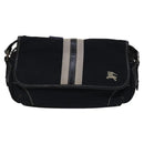 BURBERRY Blue Label Shoulder Bag Nylon Black Auth ti2935-13
