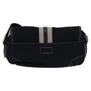 BURBERRY Blue Label Shoulder Bag Nylon Black Auth ti2935-2