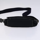 BURBERRY Blue Label Shoulder Bag Nylon Black Auth ti2935-5