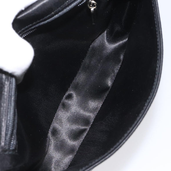 BURBERRY Shoulder Bag Satin Beige Auth ti2937