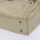 BURBERRY Blue Label Tote Bag Enamel Beige Auth ti2940-15