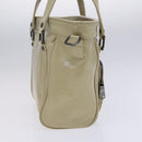 BURBERRY Blue Label Tote Bag Enamel Beige Auth ti2940-4