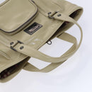 BURBERRY Blue Label Tote Bag Enamel Beige Auth ti2940-6