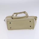 BURBERRY Blue Label Tote Bag Enamel Beige Auth ti2940-5