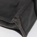HERMES Fourre Tout PM Hand Bag Canvas Black Gray Silver Auth ti2941-9