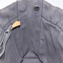 HERMES Fourre Tout PM Hand Bag Canvas Black Gray Silver Auth ti2941-17