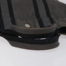 HERMES Fourre Tout PM Hand Bag Canvas Black Gray Silver Auth ti2941-7