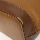 BURBERRY Shoulder Bag Leather Brown Gold Auth ti2942-15