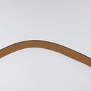 BURBERRY Shoulder Bag Leather Brown Gold Auth ti2942-8