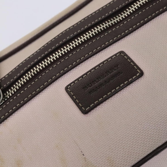 BURBERRY Blue Label Shoulder Bag Canvas Pink Auth ti2943