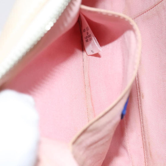 BURBERRY Blue Label Shoulder Bag Canvas Pink Auth ti2943