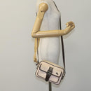 BURBERRY Blue Label Shoulder Bag Canvas Pink Auth ti2943-23