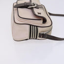 BURBERRY Blue Label Shoulder Bag Canvas Pink Auth ti2943-4