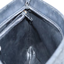 BALLY Chain Shoulder Bag Leather Black Gold Auth ti2944-17