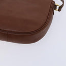 Burberrys Shoulder Bag Leather Brown Auth ti2945-12