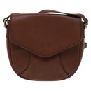 Burberrys Shoulder Bag Leather Brown Auth ti2945-2