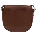 Burberrys Shoulder Bag Leather Brown Auth ti2945-2