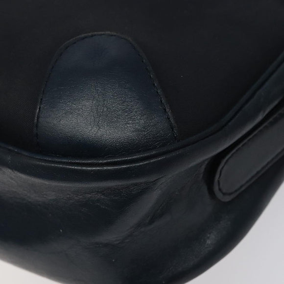 Burberrys Shoulder Bag Canvas Navy Auth ti2948