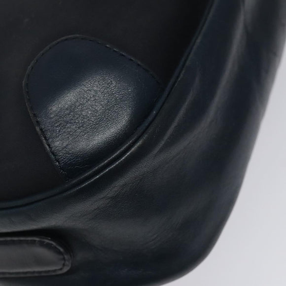 Burberrys Shoulder Bag Canvas Navy Auth ti2948