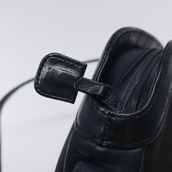 Burberrys Shoulder Bag Canvas Navy Auth ti2948