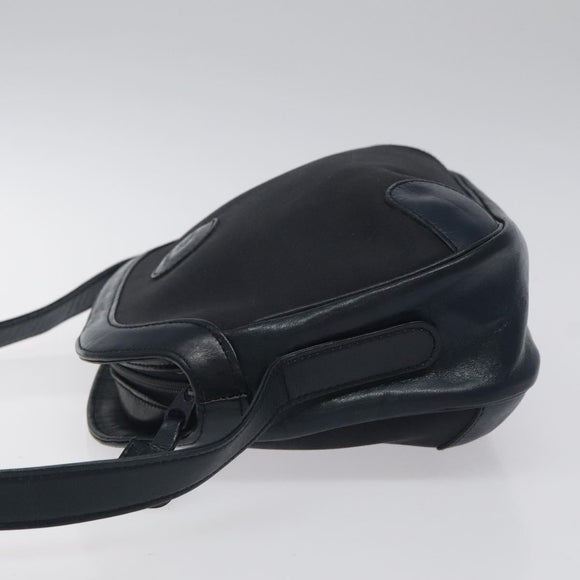 Burberrys Shoulder Bag Canvas Navy Auth ti2948