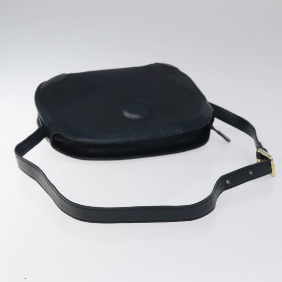 Burberrys Shoulder Bag Canvas Navy Auth ti2948