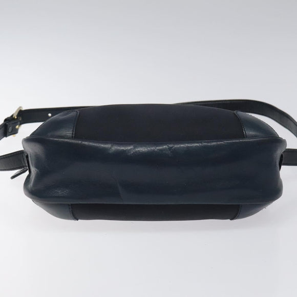 Burberrys Shoulder Bag Canvas Navy Auth ti2948