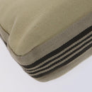 BURBERRY Blue Label Tote Bag Canvas Beige Auth ti2949-16