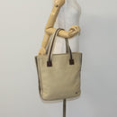 BURBERRY Blue Label Tote Bag Canvas Beige Auth ti2949-20