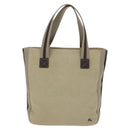 BURBERRY Blue Label Tote Bag Canvas Beige Auth ti2949-13