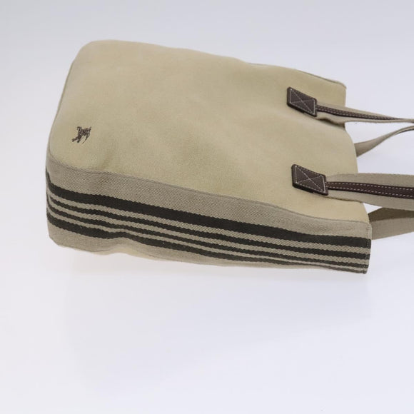 BURBERRY Blue Label Tote Bag Canvas Beige Auth ti2949