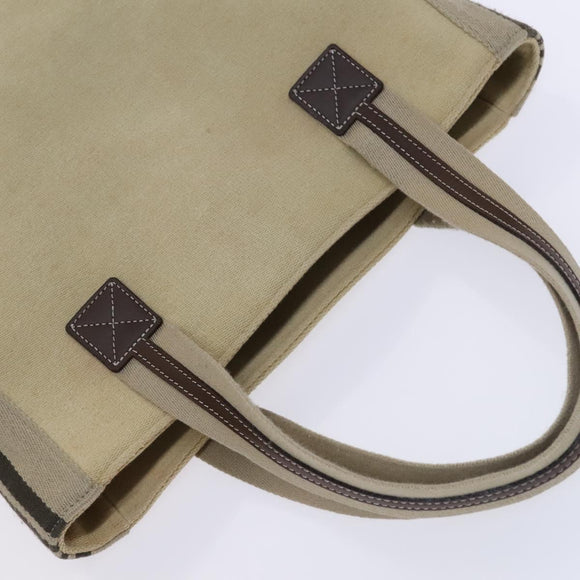 BURBERRY Blue Label Tote Bag Canvas Beige Auth ti2949