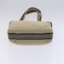 BURBERRY Blue Label Tote Bag Canvas Beige Auth ti2949-5
