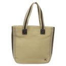 BURBERRY Tote Bag Canvas Beige Auth ti2950-13