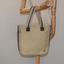 BURBERRY Tote Bag Canvas Beige Auth ti2950-22