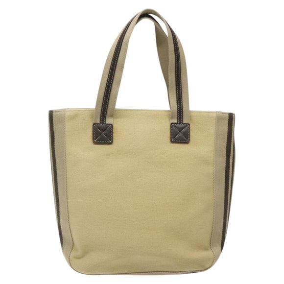 BURBERRY Tote Bag Canvas Beige Auth ti2950