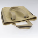 BURBERRY Tote Bag Canvas Beige Auth ti2950-6
