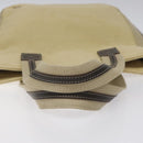 BURBERRY Tote Bag Canvas Beige Auth ti2950-7