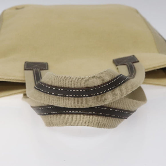 BURBERRY Tote Bag Canvas Beige Auth ti2950