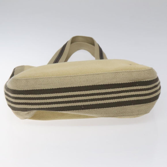 BURBERRY Tote Bag Canvas Beige Auth ti2950