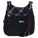 BURBERRY Black label Shoulder Bag Nylon Navy Auth ti2951-1