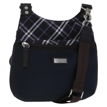 BURBERRY Black label Shoulder Bag Nylon Navy Auth ti2951