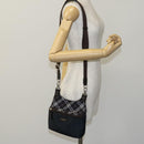 BURBERRY Black label Shoulder Bag Nylon Navy Auth ti2951-20