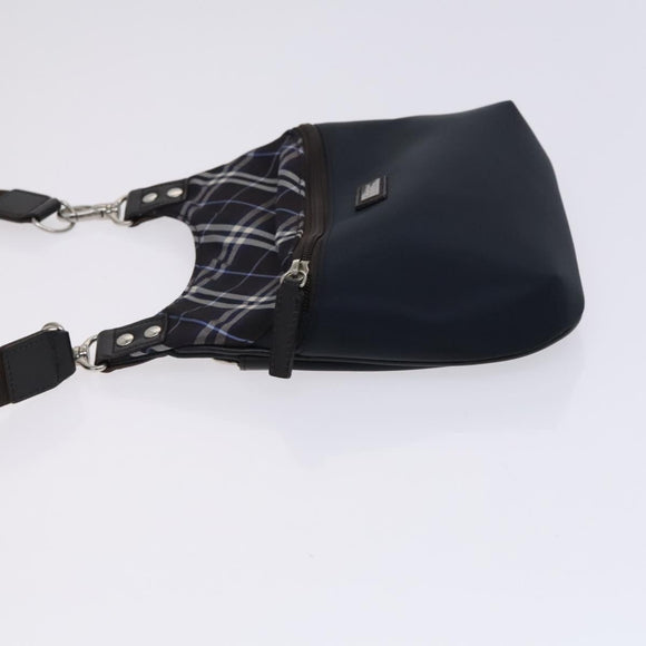 BURBERRY Black label Shoulder Bag Nylon Navy Auth ti2951
