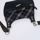 BURBERRY Black label Shoulder Bag Nylon Navy Auth ti2951-6