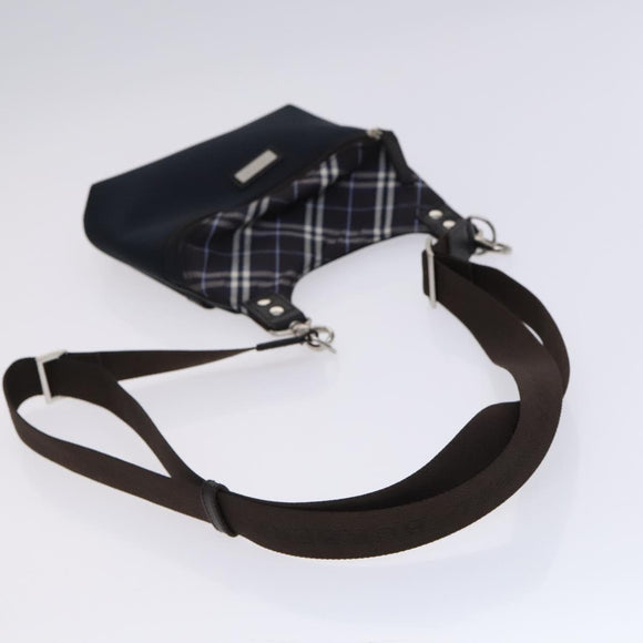 BURBERRY Black label Shoulder Bag Nylon Navy Auth ti2951