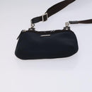 BURBERRY Black label Shoulder Bag Nylon Navy Auth ti2951-5
